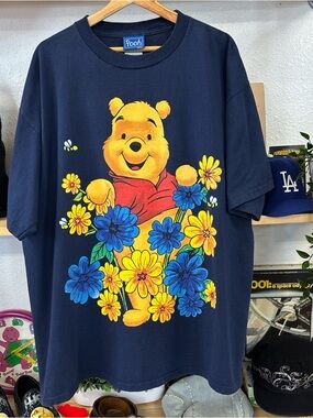 Vintage Disney Winnie the Pooh Floral Graphic Tee